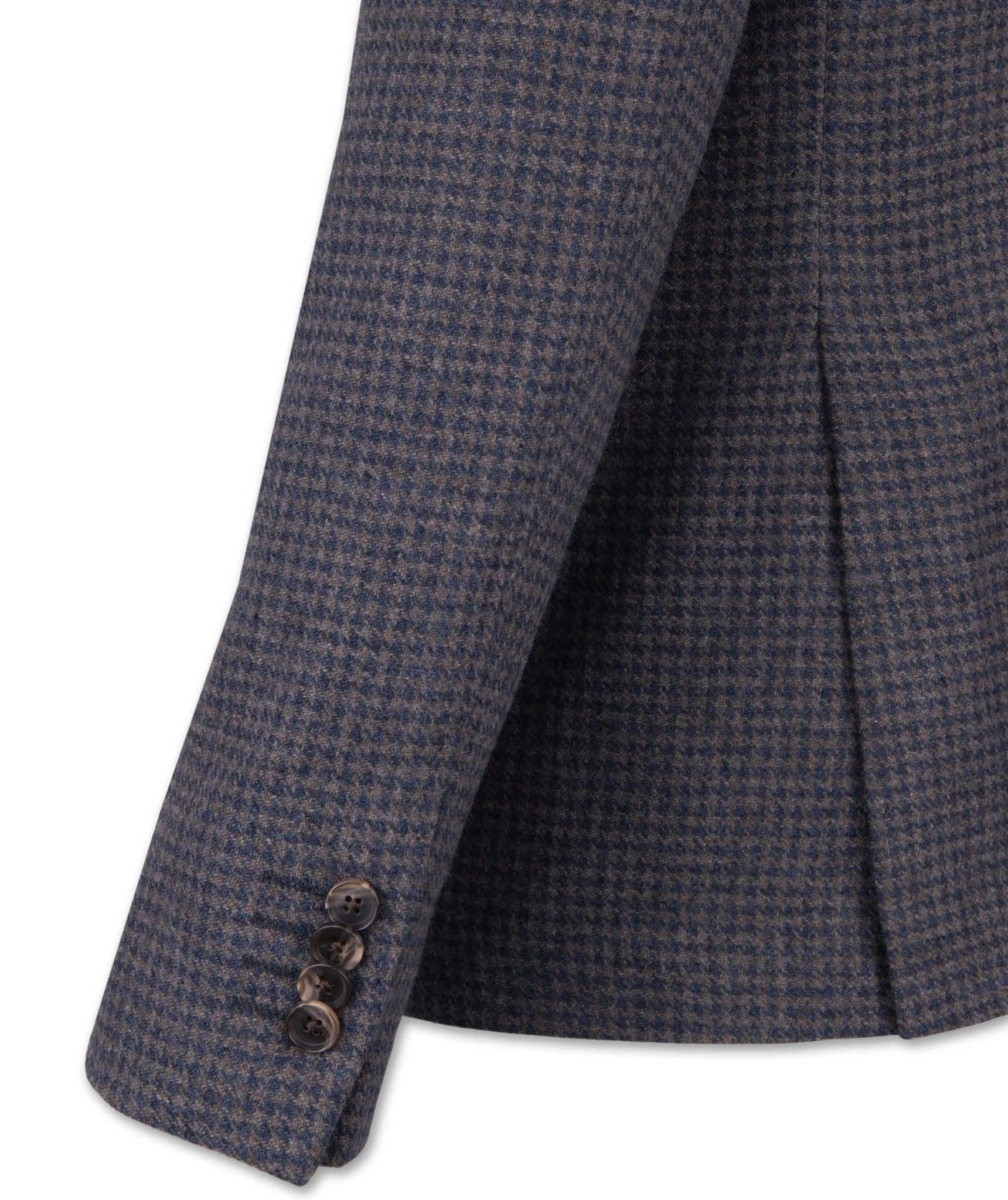 Guide London JK3593 Taupe/Grey Dogtooth Wool Mix Blazer - PendulumMensWear