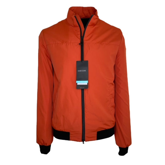 Geox Harrod Bomber Jacket Orange (2520 2611 7225) - PendulumMensWear