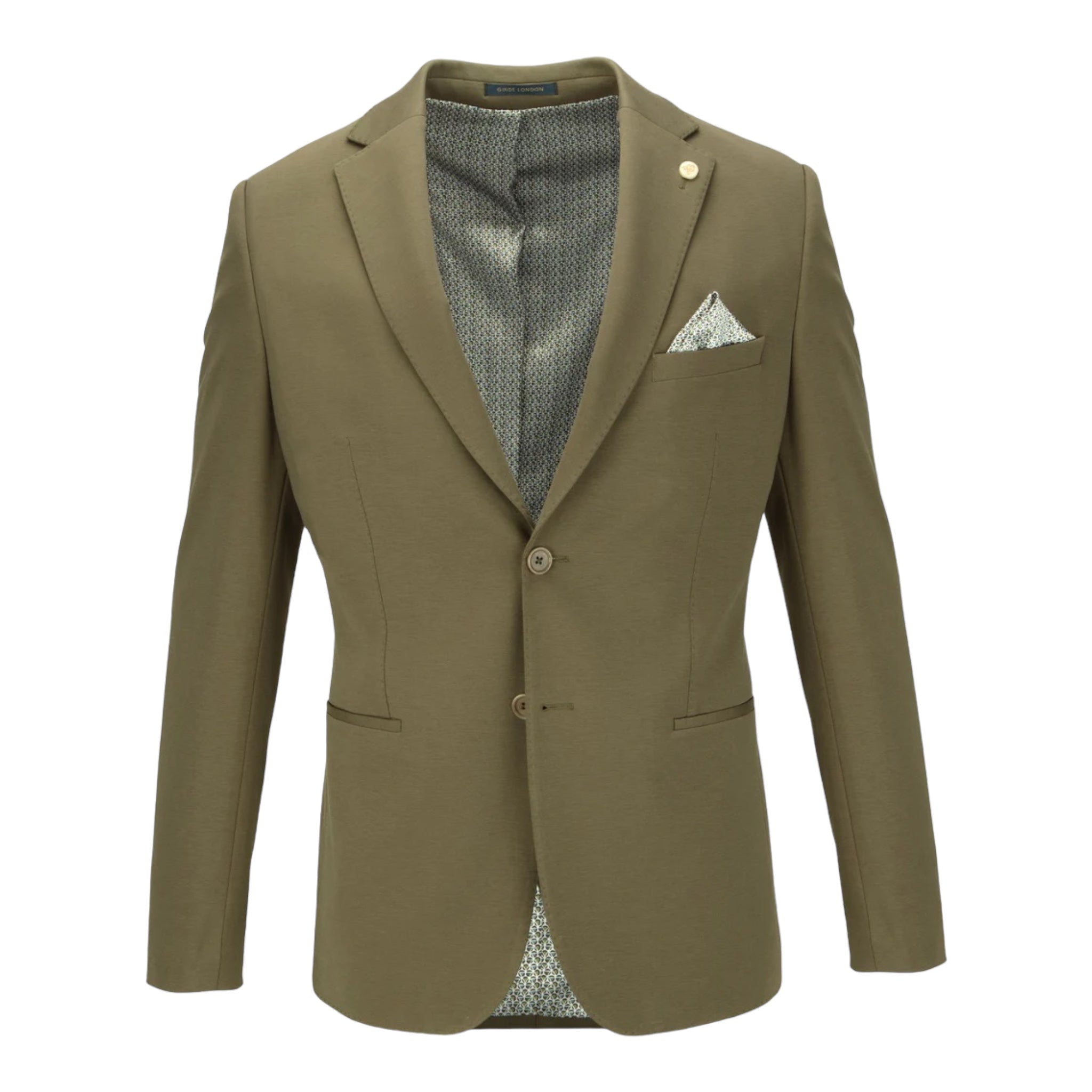 Guide London JK3554 Olive Classic Blazer - PendulumMensWear