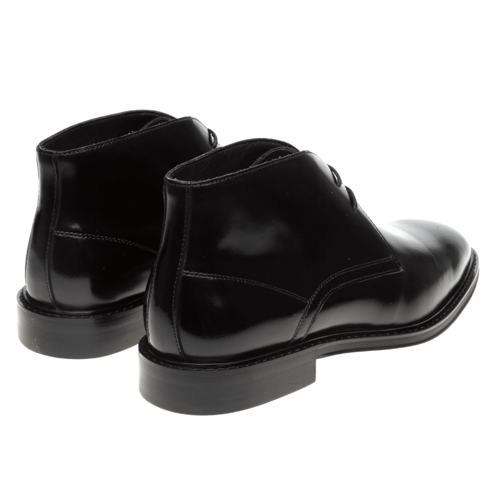 John White Amport Black Chukka Boot - PendulumMensWear