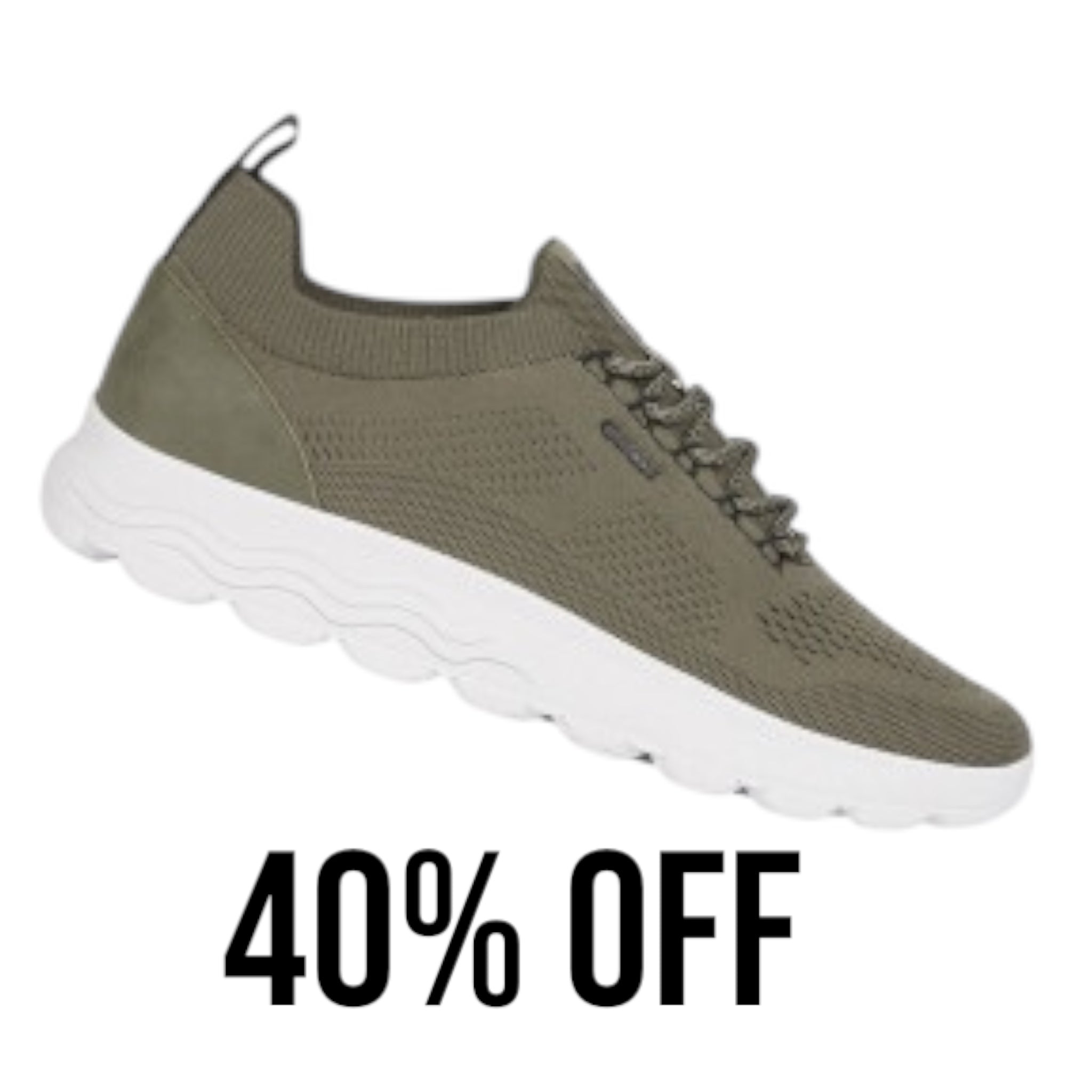 Geox Spherica A U15BYA 0006 C3704 Musk Knitted Sneakers - PendulumMensWear