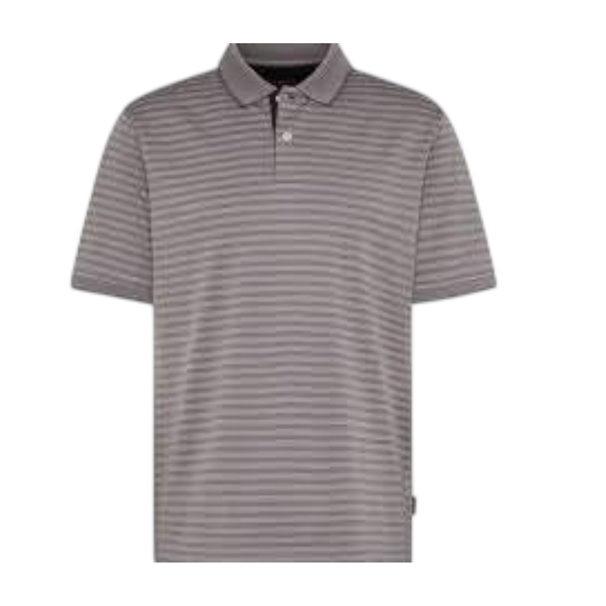 Bugatti 8150 55092A/240 Non Iron Beige & Grey Striped Polo - PendulumMensWear