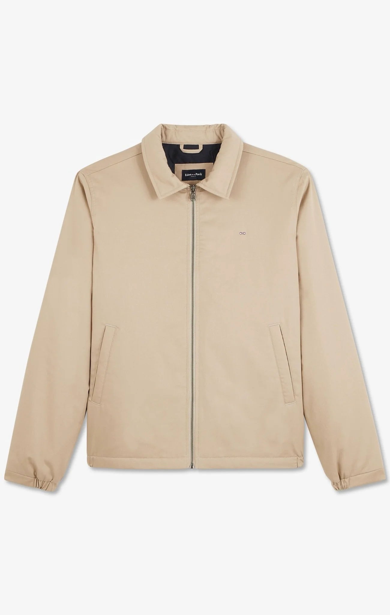 Eden Park Beige jacket in cotton gabardine - PendulumMensWear