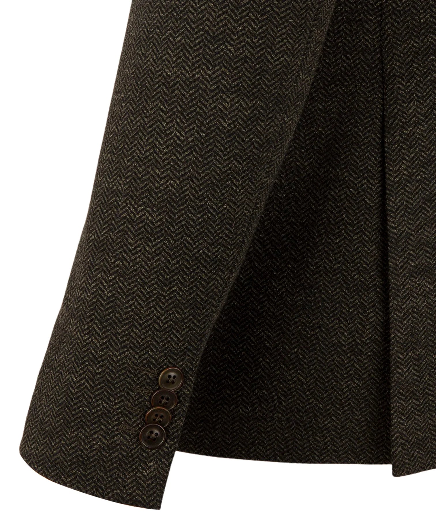 Guide London JK3558 OliveHerringbone Tweed Jacket - PendulumMensWear