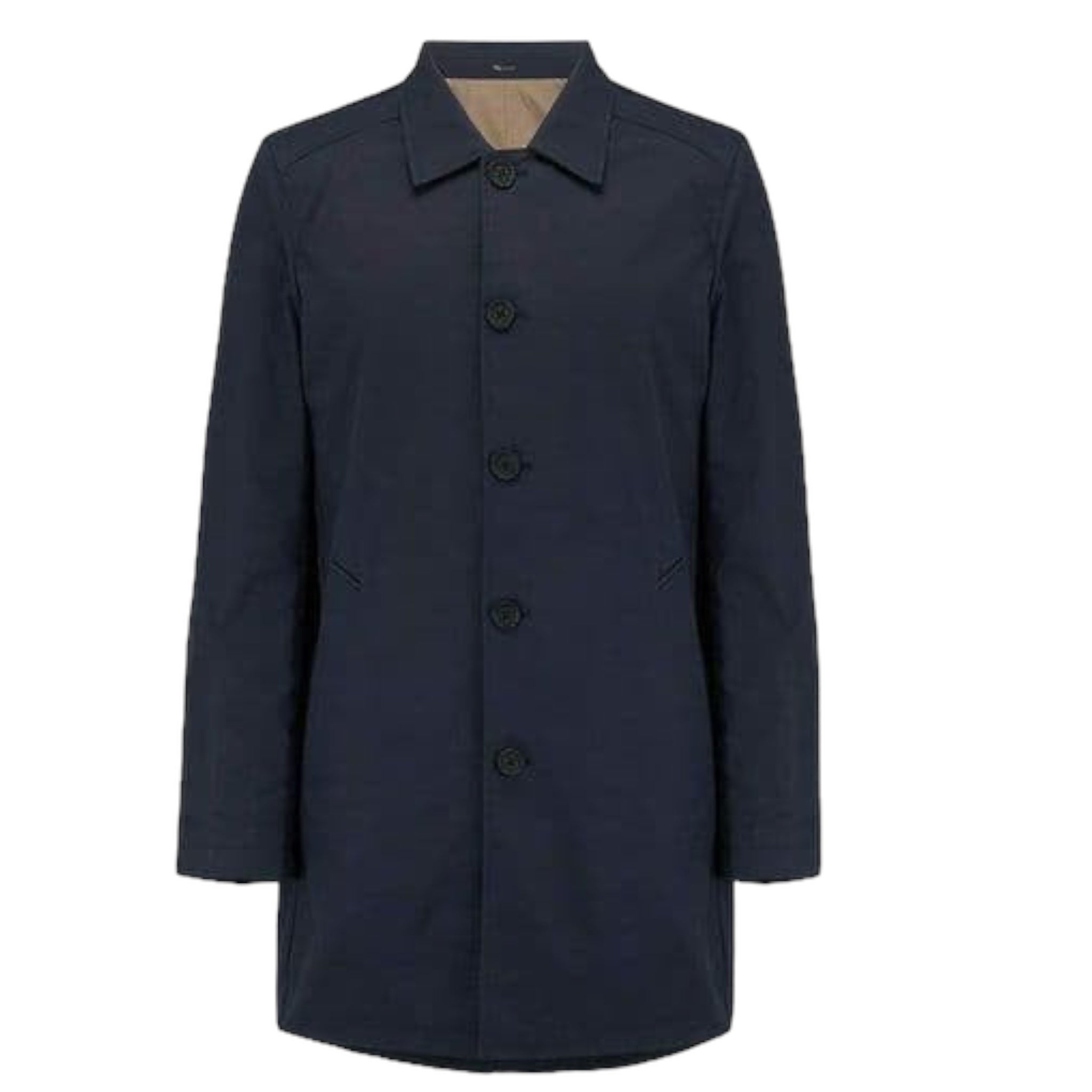 Guards London Caramel & Navy Montague Fully Reversible Raincoat