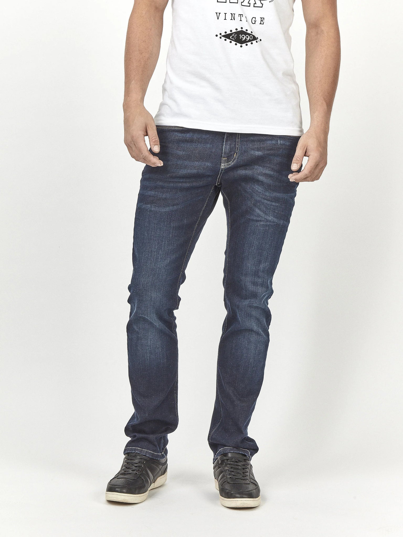 Mish Mash 1984 Slim Flex Dark Stretch Jean - PendulumMensWear