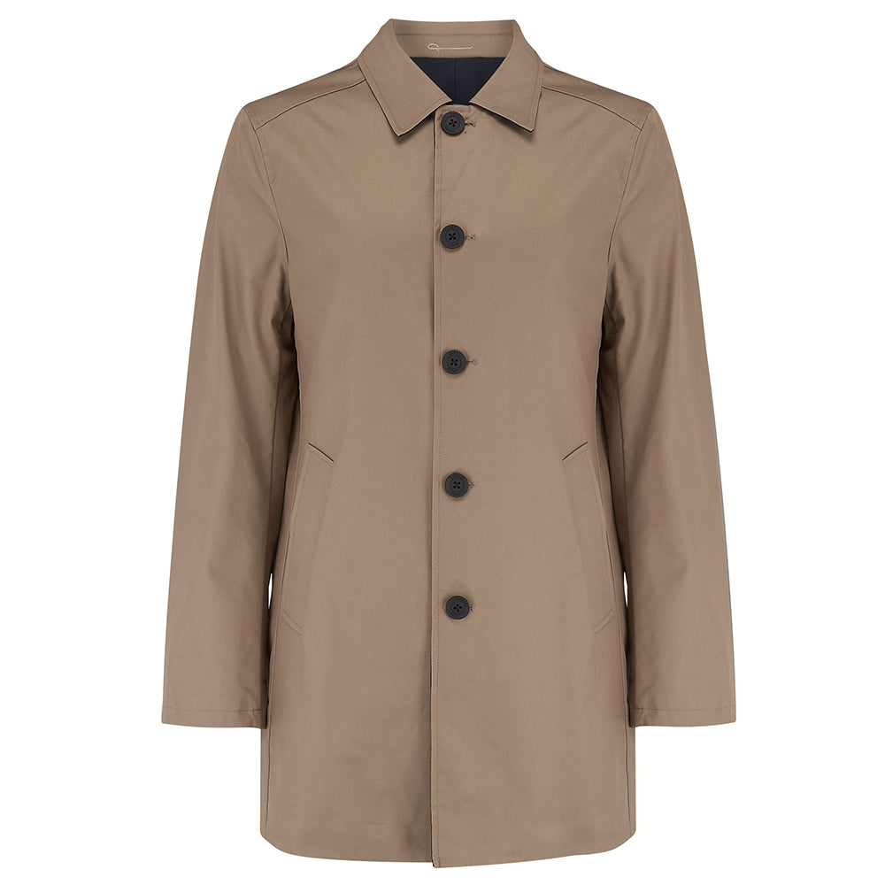 Guards London Caramel & Navy Montague Fully Reversible Raincoat