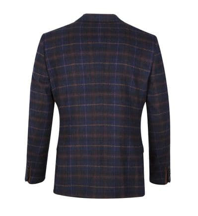 Guide London Navy Blue Check Jacket (JK3400)