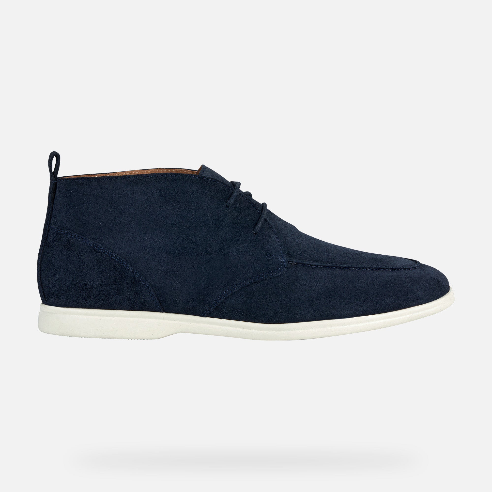 Geox Navy Suede Shoes Venzone Man - PendulumMensWear
