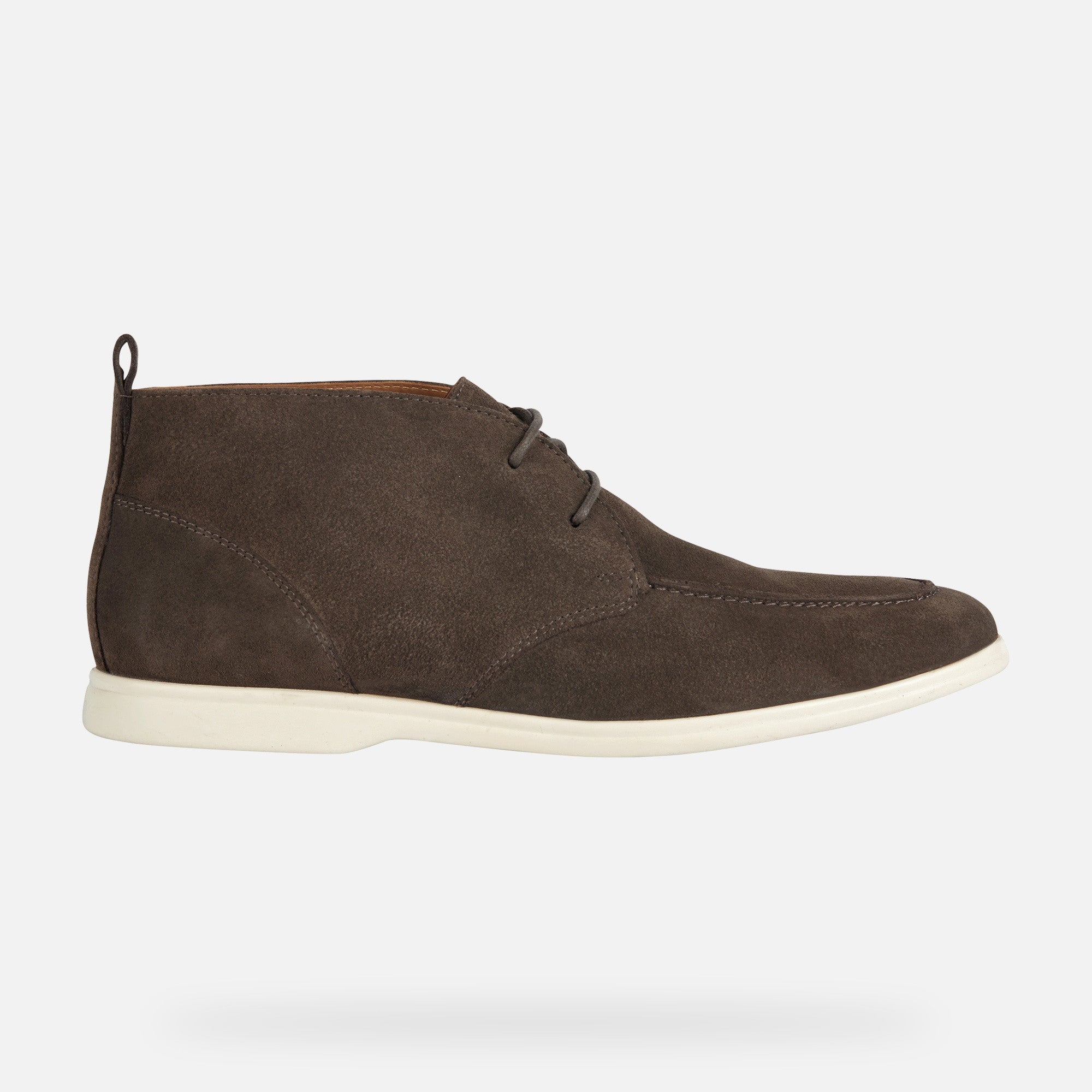 Geox Dove Grey Suede Shoes Venzone Man - PendulumMensWear